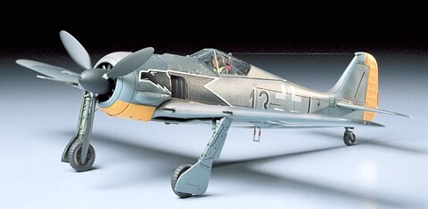 Tamiya - Focke Wulf Fw190 A3 Modelfly Byggesæt - 1:48 - 61037