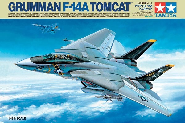 Tamiya - Grumman F-14a Tomcat Fly Byggesæt - 1:48 - 61114