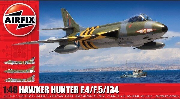 Se Airfix - Hawker Hunter Fly Byggesæt - 1:48 - A09189 hos Gucca.dk