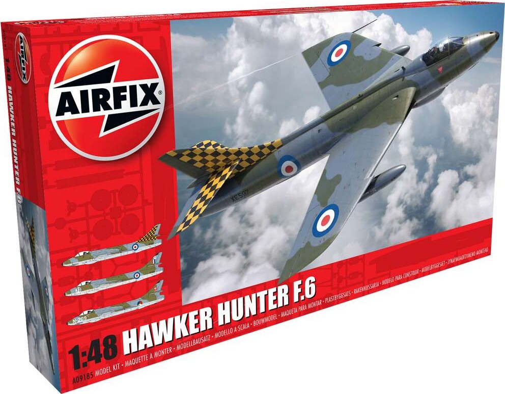 Billede af Airfix - Hawker Hunter Fly Byggesæt - 1:48 - A09185