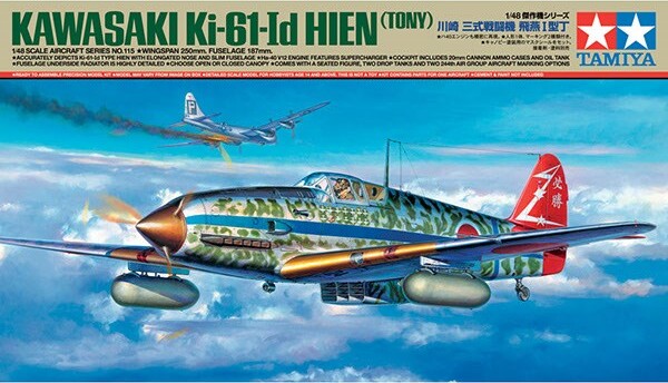 Billede af Tamiya - Kawasaki Ki-61-id Hien Tony Fly Byggesæt - 1:48 - 61115
