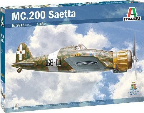 Billede af Italeri - Mc.200 Saetta Model Fly Byggesæt - 1:48 - 2815