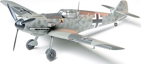 Billede af Tamiya - Messerschmitt Bf109-e Modelfly Byggesæt - 1:48 - 61050