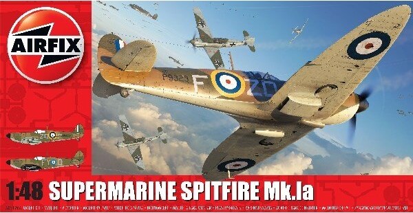 Billede af Airfix - Supermarine Spitfire Mk1a Fly Byggesæt - 1:48 - A05126a