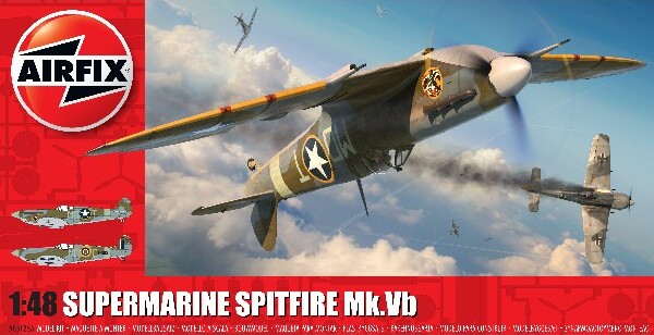 Billede af Airfix - Supermarine Spitfire Mk.vb Fly Byggesæt - 1:48 - A05125a