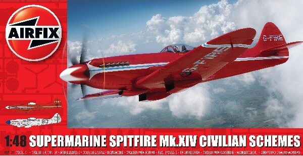 Se Airfix - Supermarine Spitfire Fly Byggesæt - 1:48 - A05125a hos Gucca.dk