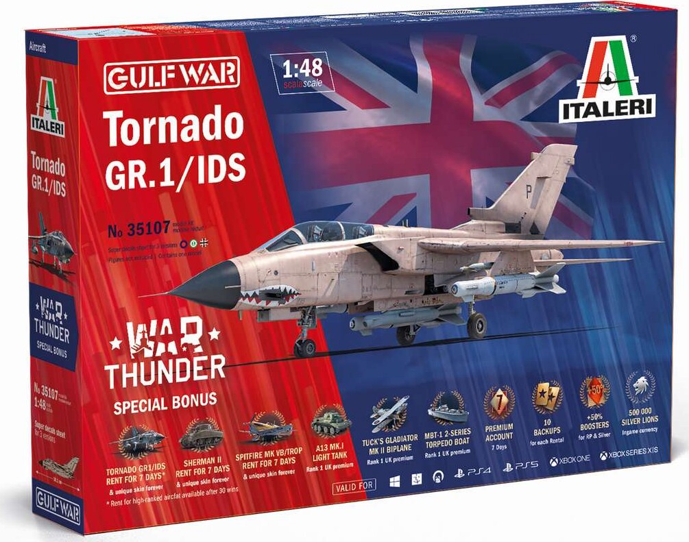 Italeri - Tornado Gr.1/ids Gulf War Thunder - 1:48 - 35107