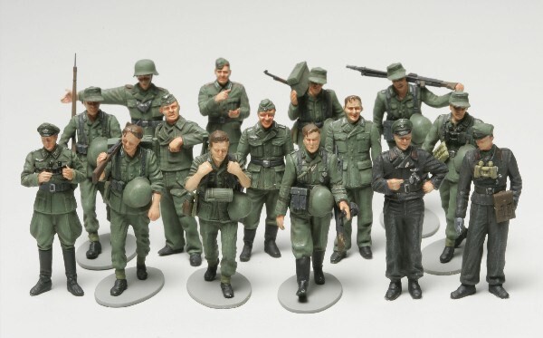 Tamiya - Tysk Infanteri På Manøvre - Model Soldater - 1:48 - 32530