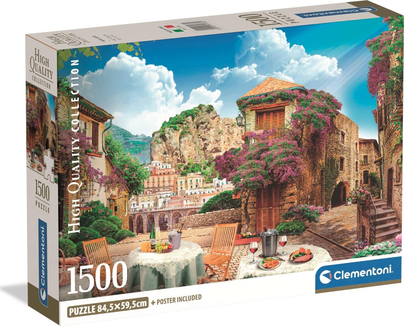 Clementoni Puslespil - Italian Sights - High Quality - 1500 Brikker