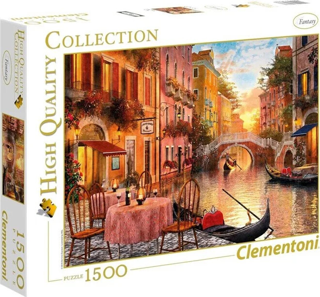 Clementoni Puslespil - Venedig - High Quality - 1500 Brikker