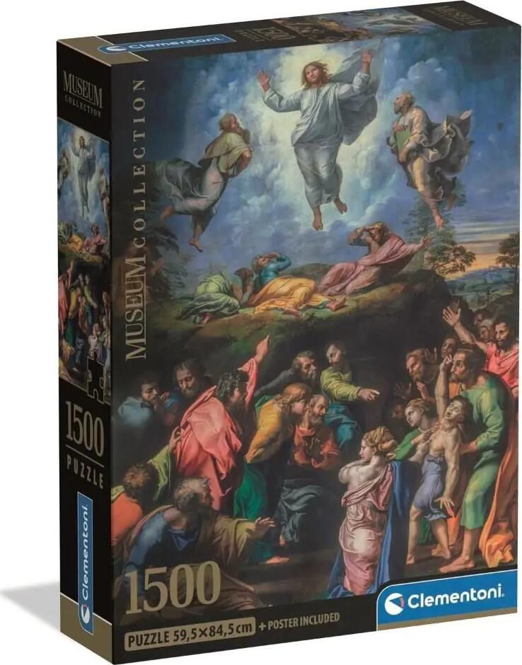Clementoni - Transfiguration - Raphael - Museum - Puslespil - 1500