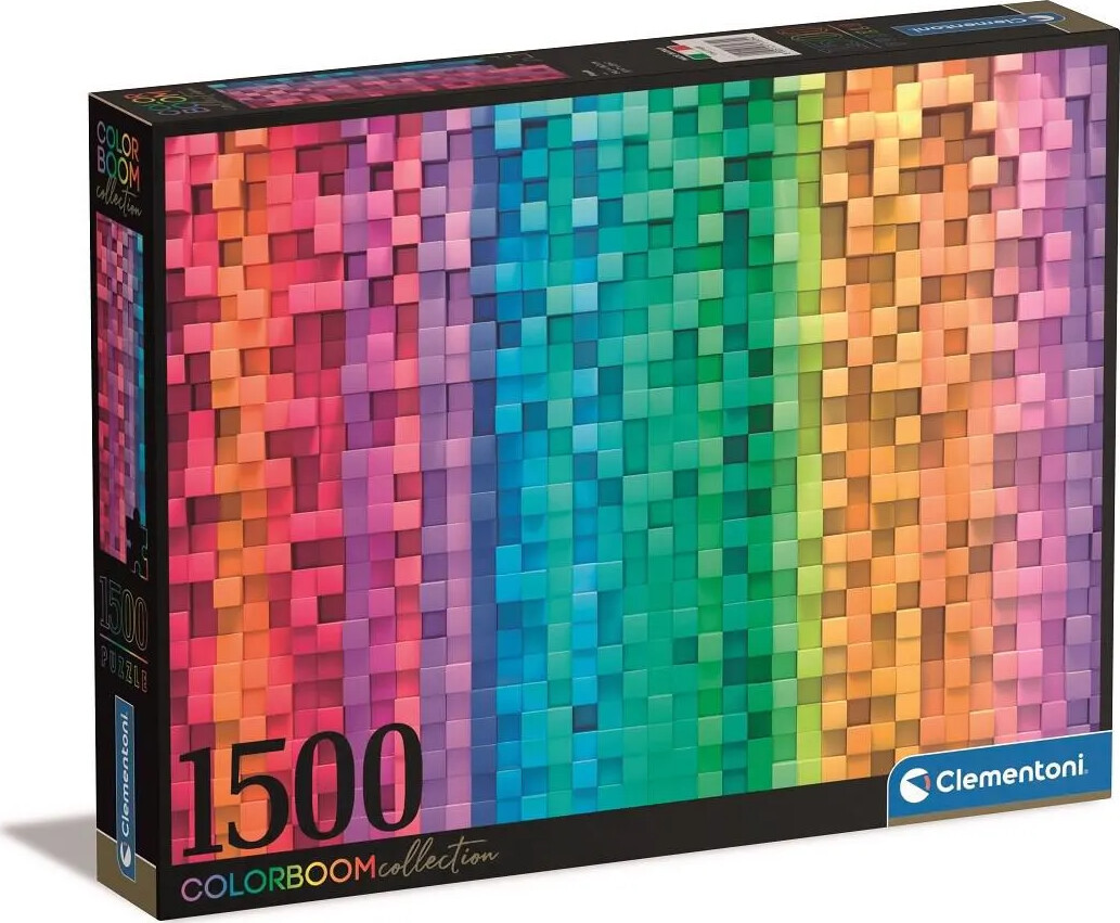 Billede af Clementoni Puslespil - Pixel - Colorboom - 1500 Brikker