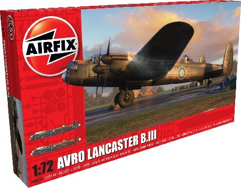 Billede af Airfix - Avro Lancaster B.iii Model Fly Byggesæt - 1:72 - A08013a