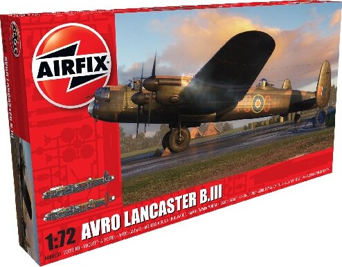 Airfix - Avro Lancaster B.iii Model Fly Byggesæt - 1:72 - A08013a