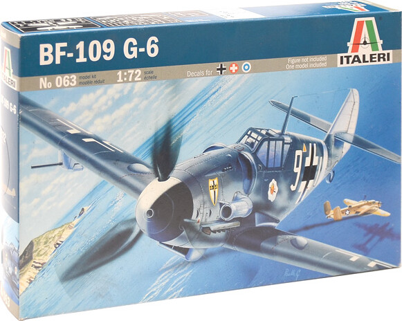 Italeri Messerschmitt BF - 109 G - 6, 1:72, Monteringssæt, Luftfartøj med faste vinger, Militærfly, Messerschmitt BF - 109 G - 6, Plastik