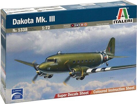Se Italeri - Dakota Mk Iii Fly Byggesæt - 1:72 - 1338 hos Gucca.dk