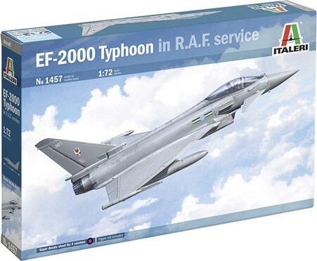 Se Italeri - Ef-2000 Typhoon Modelfly Byggesæt - 1:72 - 1457 hos Gucca.dk