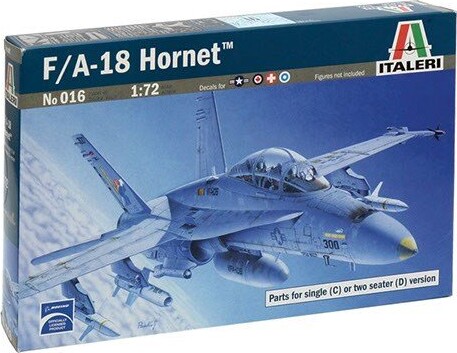Italeri - F/a-18 Hornet Fly Byggesæt - 1:72 - 016