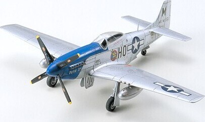 Tamiya - North American P-51d Mustang Fly Byggesæt - 1:72- 60749
