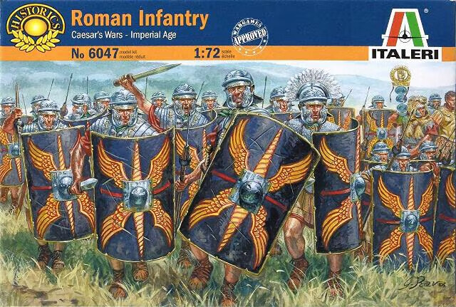 Italeri - Roman Infantry - Cesar's Wars Byggesæt - 1:72 - 6047s