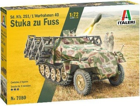 Se Italeri - Stuka Zu Fuss Tank Byggesæt - 1:72 - 7080 hos Gucca.dk