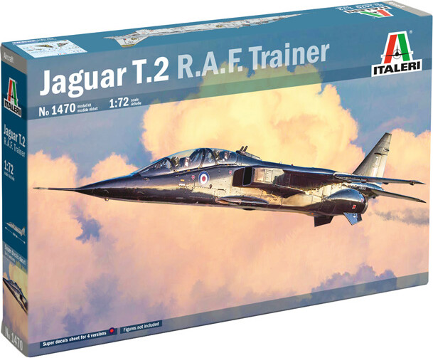 Se Italeri - 1:72 Sepecat Jaguar T.2 Modelfly Byggesæt - 1470s hos Gucca.dk