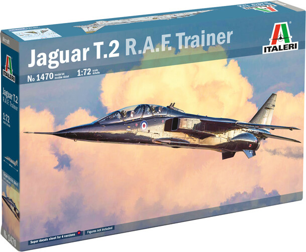 Billede af Italeri - 1:72 Sepecat Jaguar T.2 Modelfly Byggesæt - 1470s