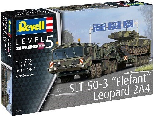 Revell - Slt 50-3 Elefant Lastbil Byggesæt - 1:72 - Level 5 - 03311
