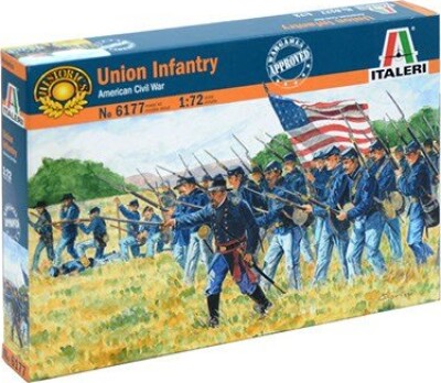 Se Italeri - Union Infantry - American Civil War - 1:72 - 6177 hos Gucca.dk