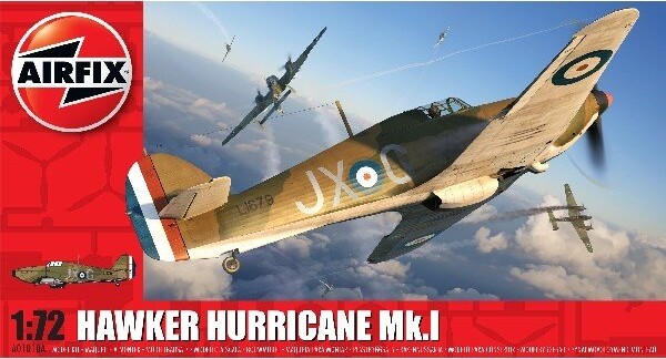 Billede af Airfix - Hawker Hurricane Mk I Fly Byggesæt - 1:72 - A01010a