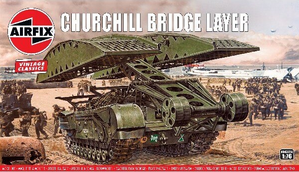 Billede af Airfix - Churchill Bridge Tank Byggesæt - 1:76 - A04301v