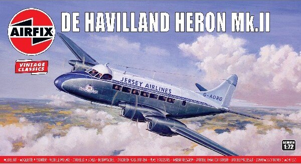 Se Airfix - De Havilland Heron Fly Byggesæt - 1:72 - A03001v hos Gucca.dk