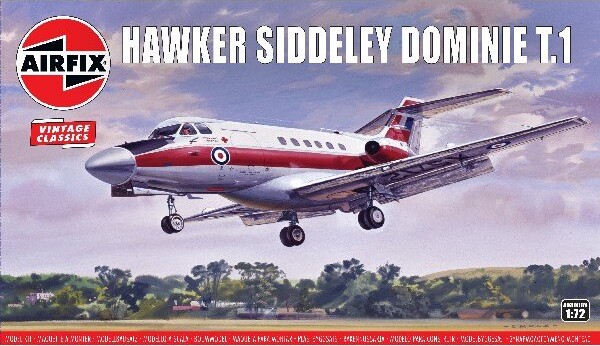 Se Airfix - Hawker Siddeley Dominie T.1 Modelfly Byggesæt - 1:76 - A03009v hos Gucca.dk