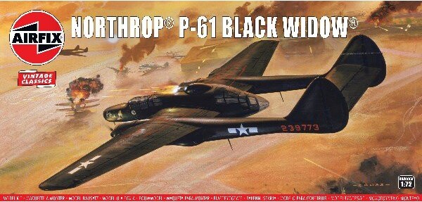 Billede af Airfix - Northrop P-61 Black Widow Fly Byggesæt - 1:76 - A04006v