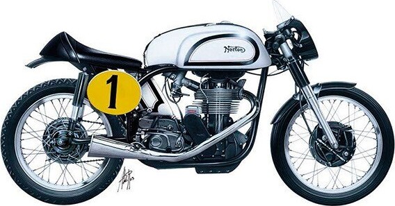 Se Italeri - Norton Manx 500cc Byggesæt - 1:9 - 4602 hos Gucca.dk