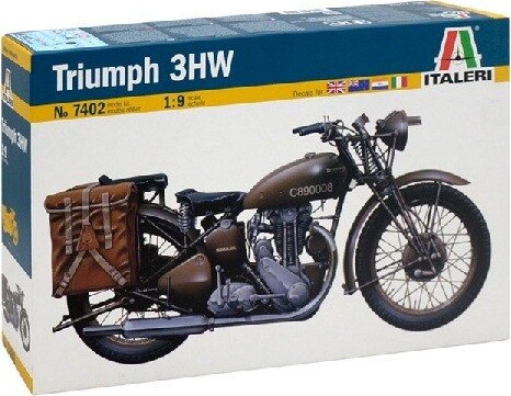 Italeri - Triumph 3hw Motorcykel Byggesæt - 1:9 - 7402