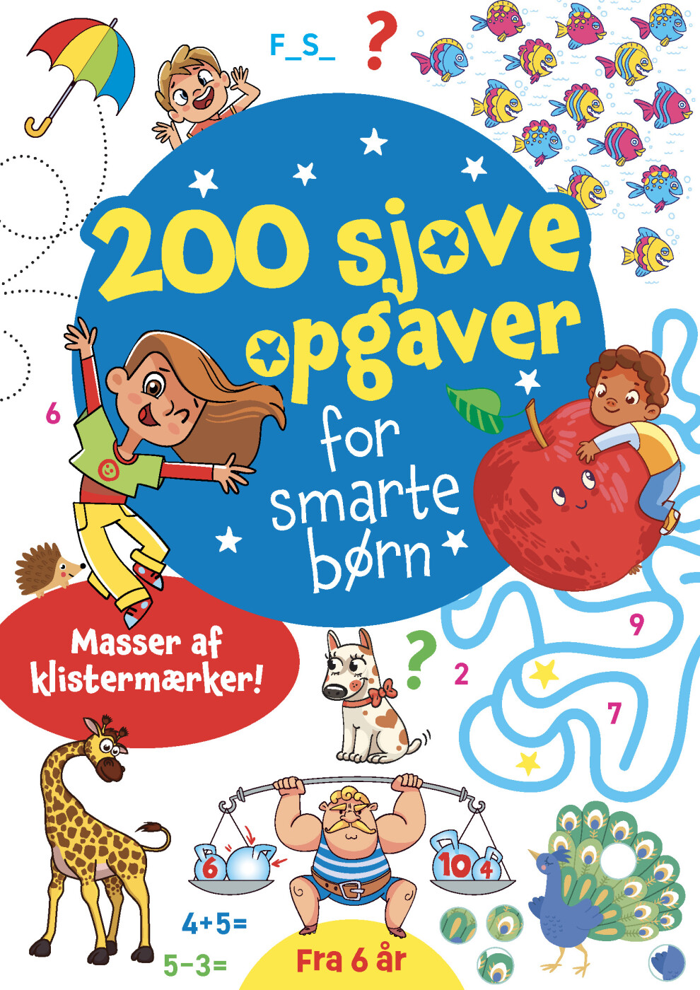 200 Sjove Opgaver For Smarte Børn - Bog - Forlaget Tukan