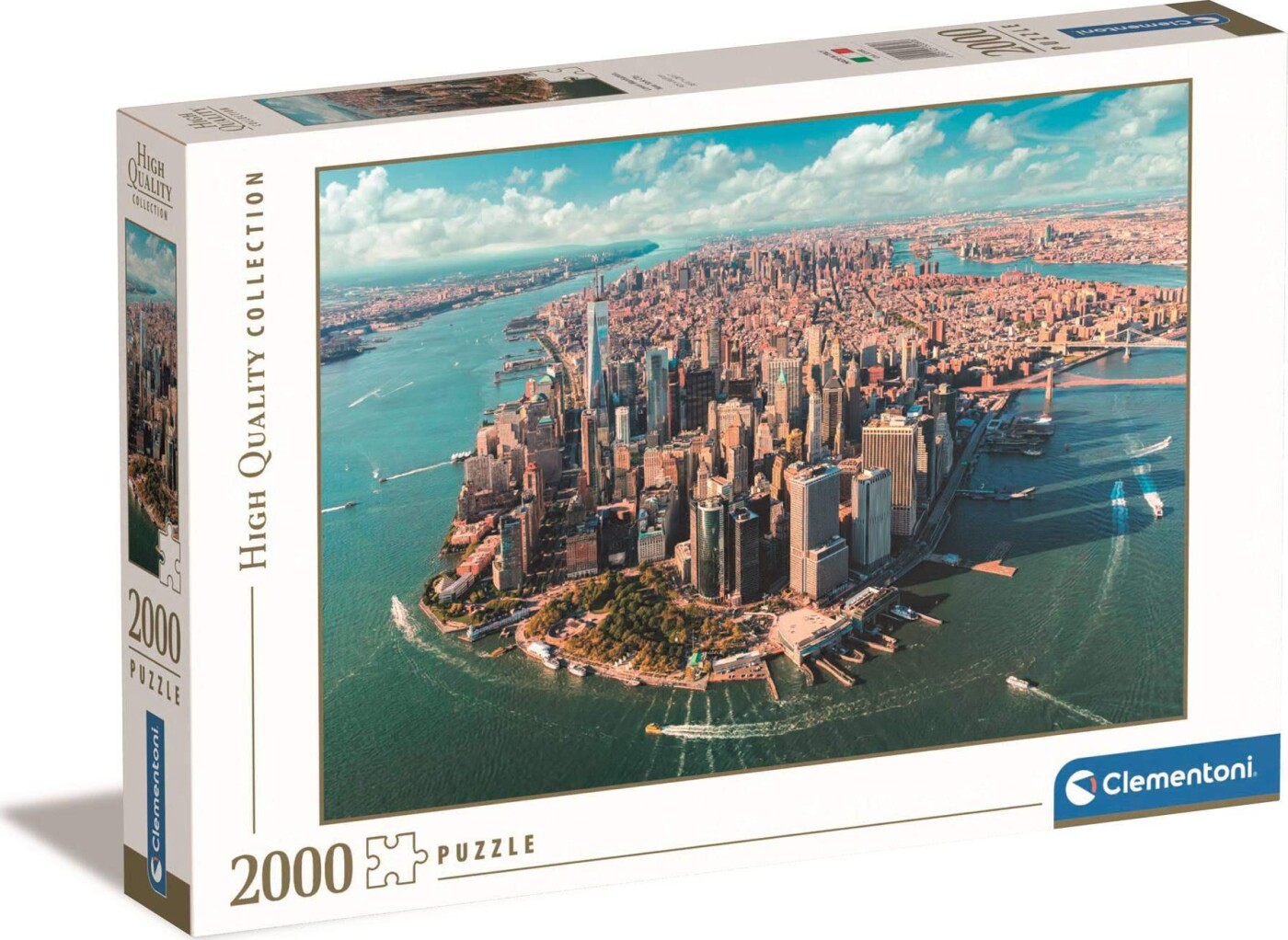 Manhattan Puslespil - New York - High Quality - 2000 Brikker - Clementoni