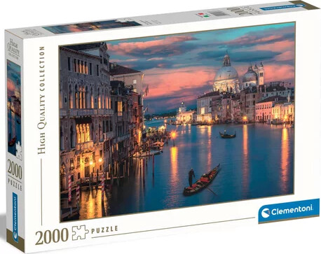 Clementoni Puslespil - Grand Canal - High Quality - 2000 Brikker