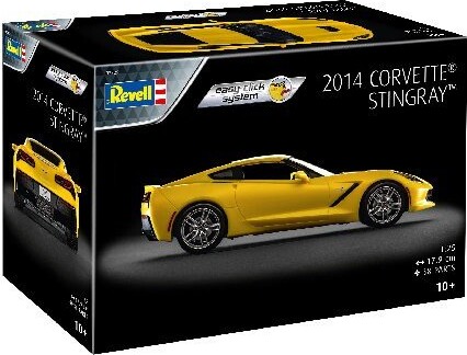 Se Revell - 2014 Corvette Stingray Bil Byggesæt - Easy Click - 1:25 - 07825 hos Gucca.dk