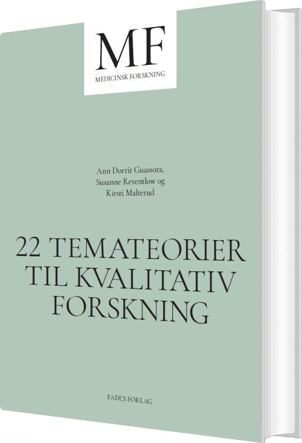 Billede af 22 Temateorier Til Kvalitativ Forskning - Kirsti Malterud - Bog