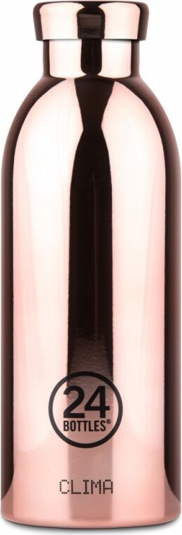 24 Bottles - Clima Bottle - 0,5l Termoflaske - Co2-neutral - Rosa Guld