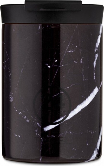 24 Bottles - Travel Tumbler - 0,35l Rejsekrus - Sort Marble