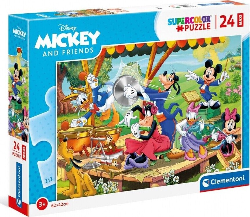 Billede af Disney Puslespil - Mickey And Friends - Maxi - Clementoni - 24 Brikker hos Gucca.dk