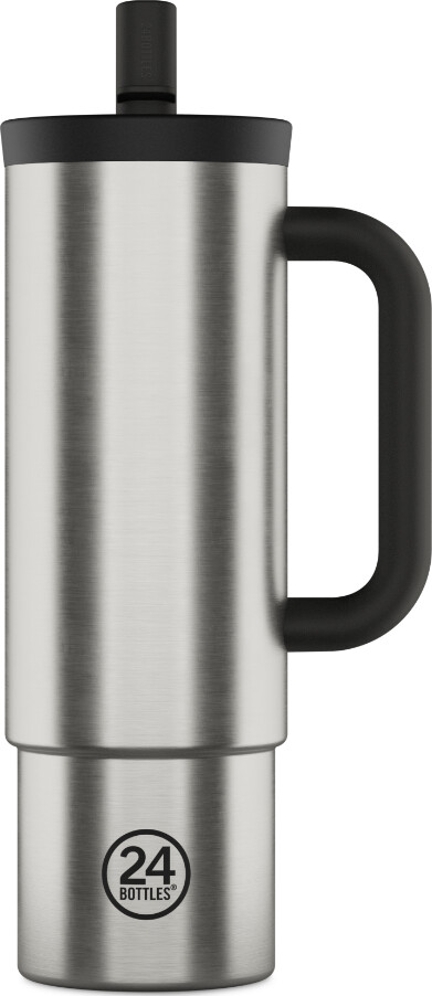 24bottles - Straw Cup - Brushed Steel - 800 Ml