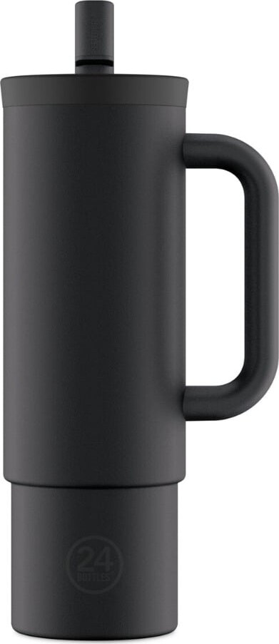 24bottles - Straw Cup - Tuxedo Black - 800 Ml