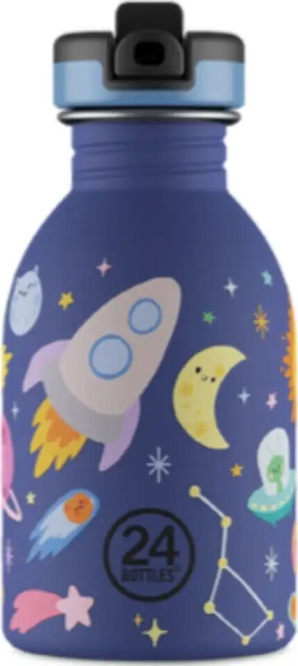 24bottles - Urban Bottle - Space Friends - Blå - 250 Ml