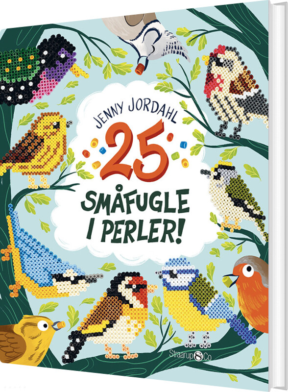 25 Småfugle I Perler - Jenny Jordahl - Bog