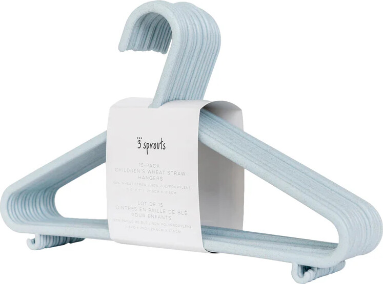 3 Sprouts Hvedestråbøjle (15 stk.) - Blå - 17,5 x 29,5 cm