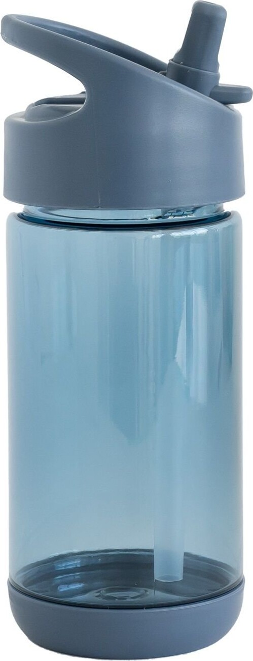 3 Sprouts - Drikkedunk Med Sugerør Til Børn - Blå - 350 Ml